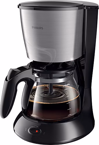Philips Filtre Kahve Makinesi, 1,2 Lt Kapasite, Otomatik Kapanma, Cam Demlikli, Siyah ve Metal, HD7462/20
