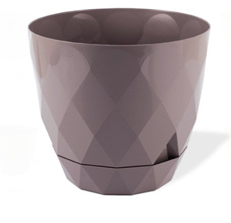 Yakamoz Saksı 1 No - Çiçek Saksı -0.65Litre Beyaz