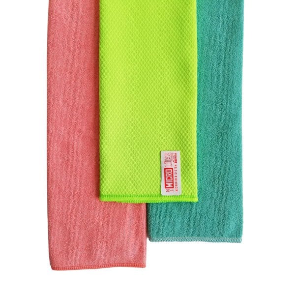 Microlüks 3'lü Temizlik Bezi - Mikrofiber Bez - Toz Bezi -