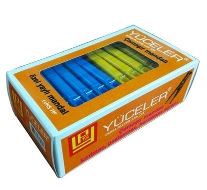 A Kalite Yüceler Mandal - Lüks Yaylı Çamaşır Mandalı