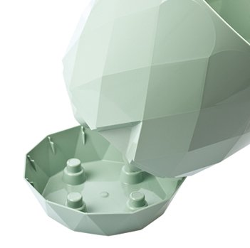 Yakamoz Saksı 0  No - Çiçek Saksı -0.30 Litre Beyaz