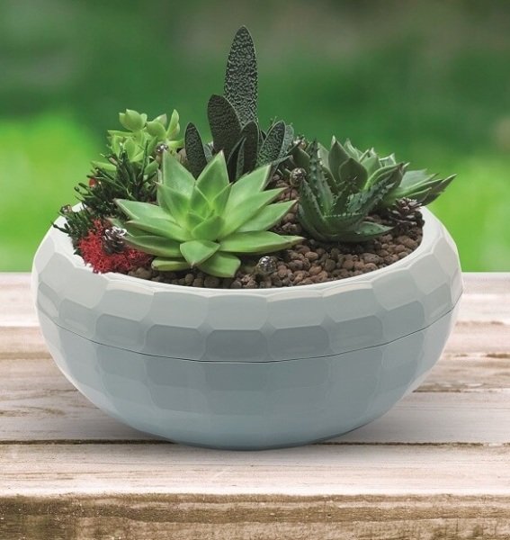 Aranjman Saksı - Çiçek Saksı 1 No 0.70 Litre Beyaz