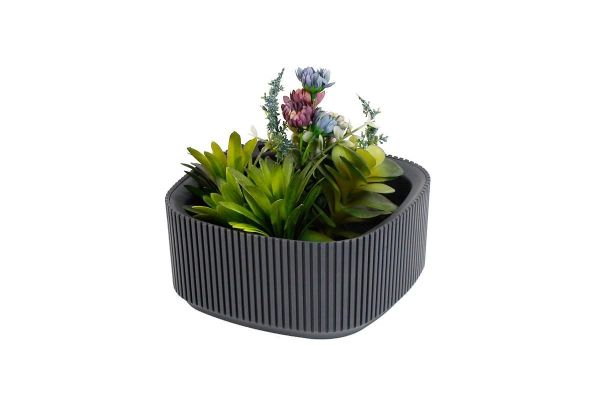 Karasu Plastik Pera Saksı Aranjman No:2 Bej