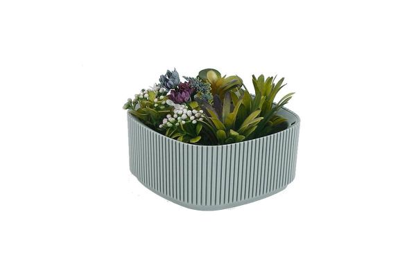 Karasu Plastik Pera Saksı Aranjman No:2 Bej