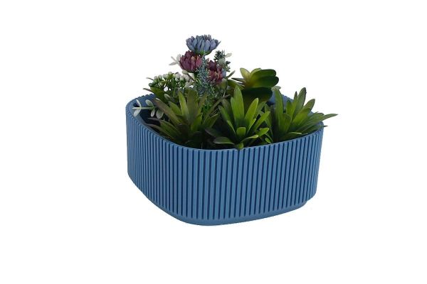 Karasu Plastik Pera Saksı Aranjman No:2 Bej