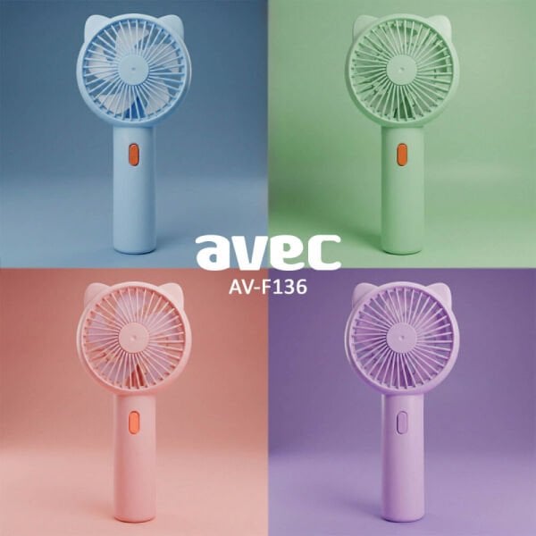 AVEC AV-F136 USB ŞARJLI MİNİ FAN EL FANI
